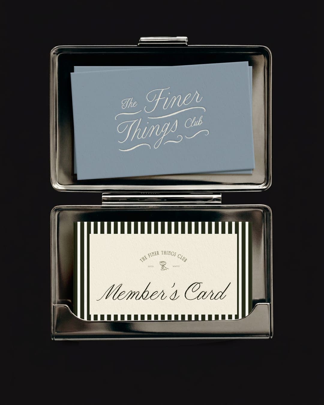 Finer Things Club – Entertainment & Media identity by Ultramarine Design Studio