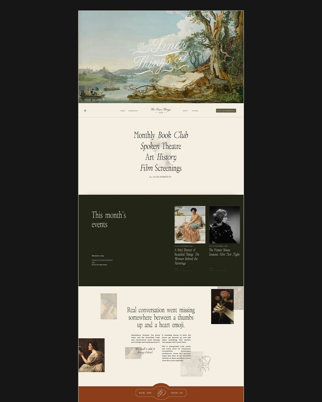 Finer Things Club – Entertainment & Media identity by Ultramarine Design Studio, additional view 9 of 10