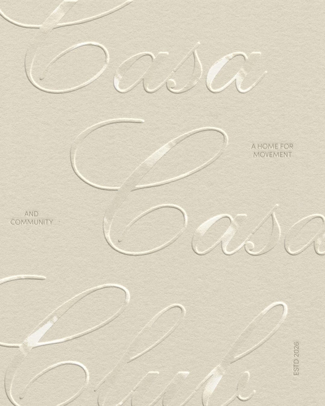 Casa Casa Club – Health & Wellness identity by Ultramarine Design Studio, additional view 8 of 10