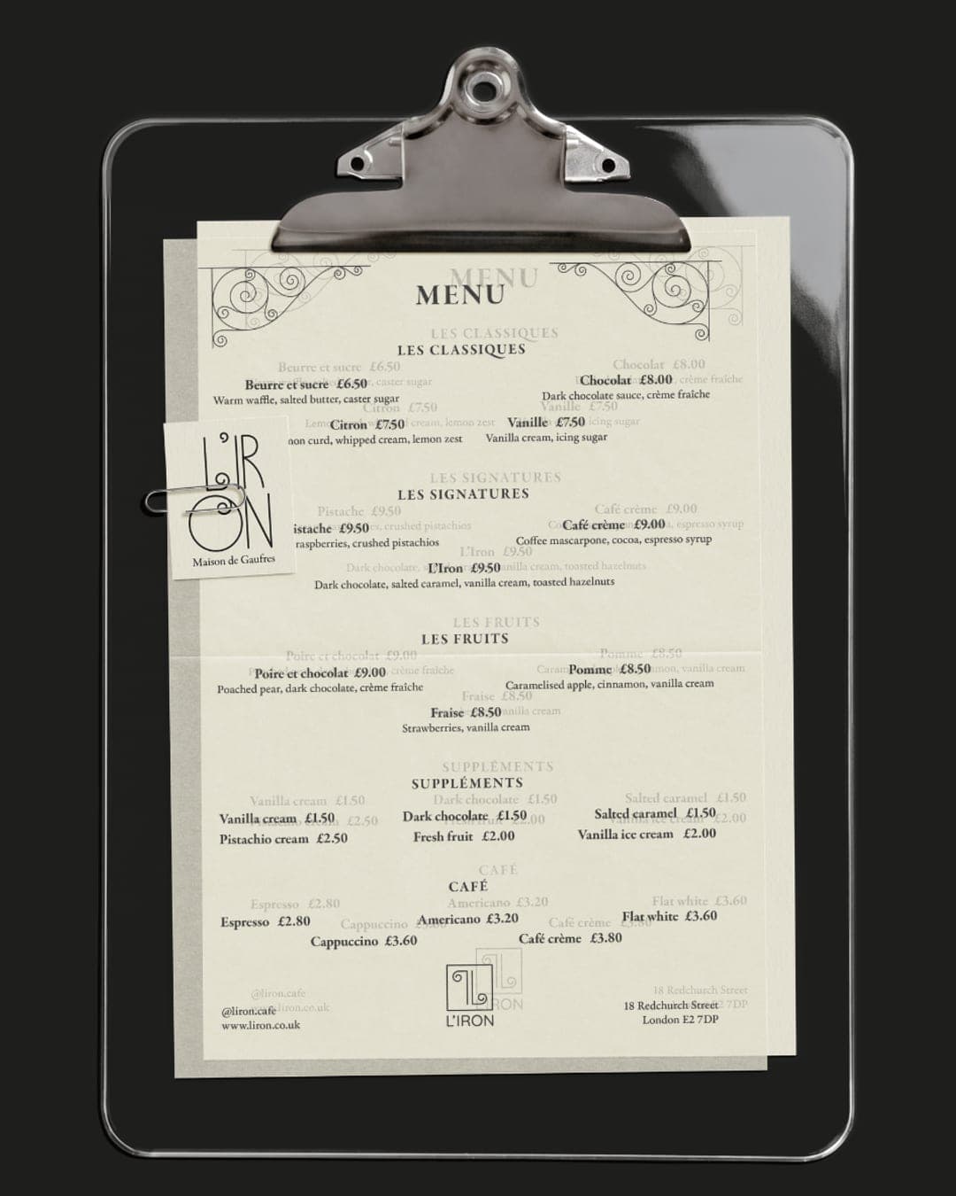 L'IRON – Food & Beverage identity by glowhubcreative, additional view 9 of 10
