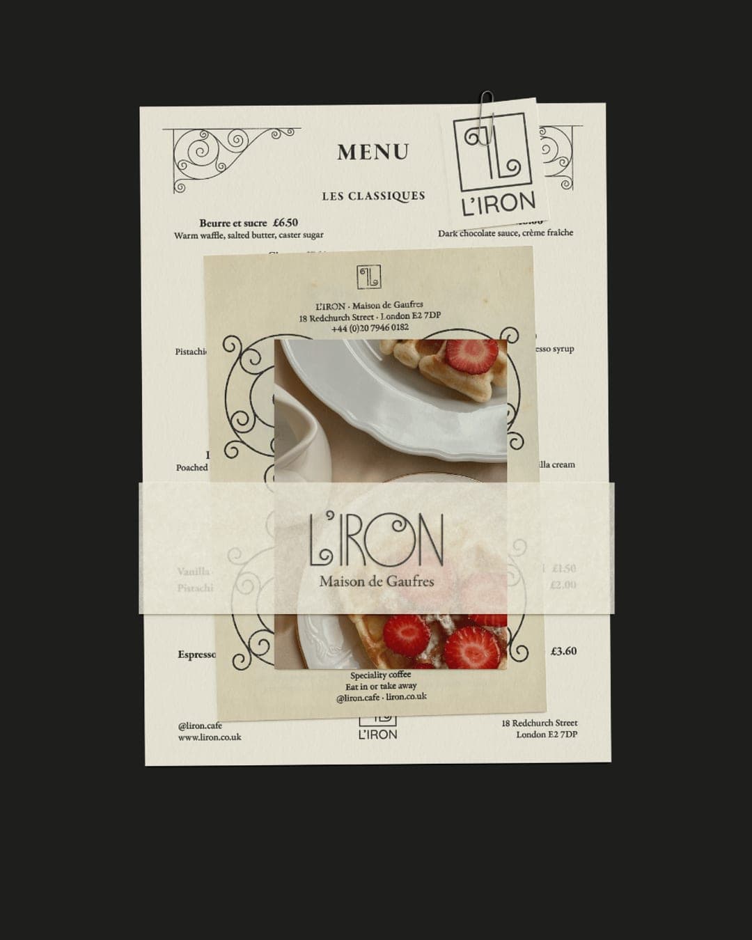 L'IRON – Food & Beverage identity by glowhubcreative, additional view 7 of 10