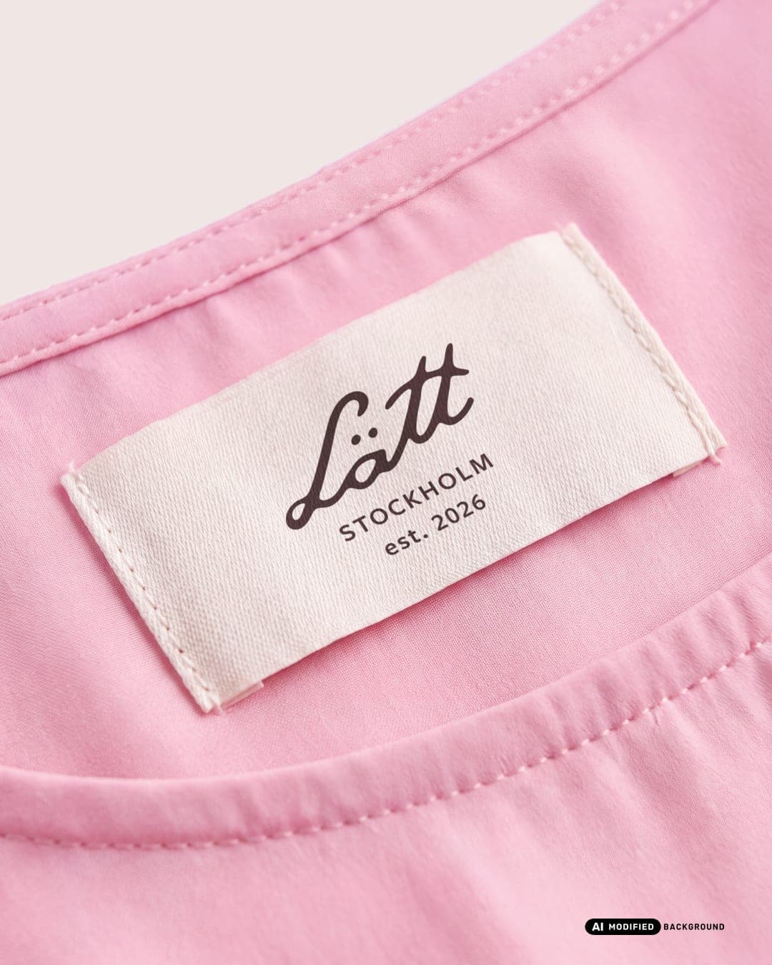 LÄTT – Fashion & Apparel identity by glowhubcreative, AI MODIFIED · background