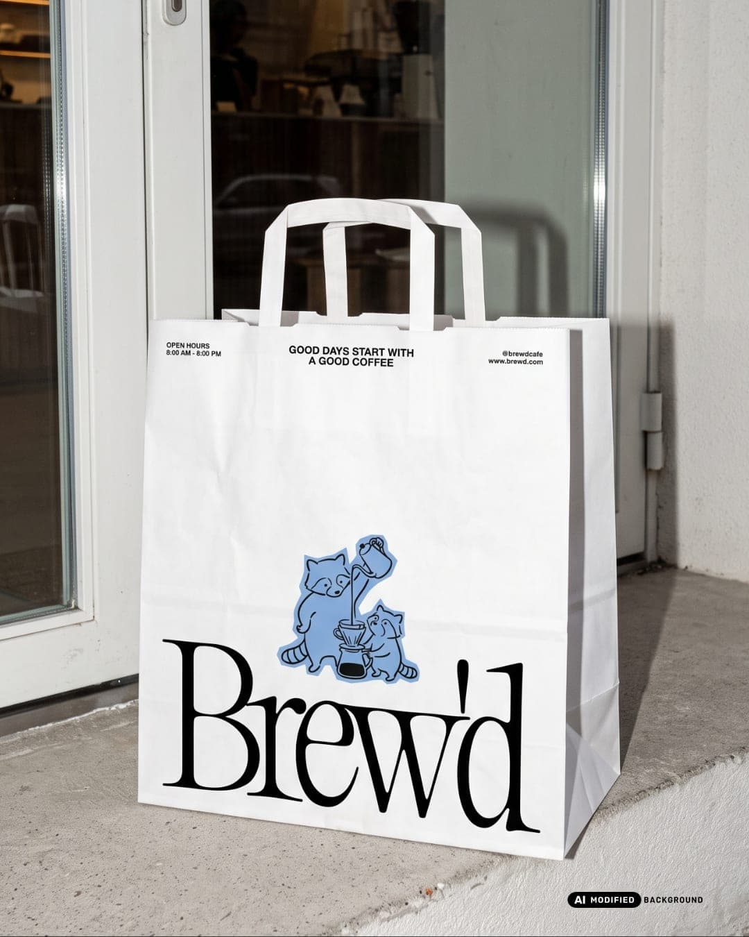 Brew'd – Food & Beverage identity by Faouzia.design, additional view 7 of 10, AI MODIFIED · background