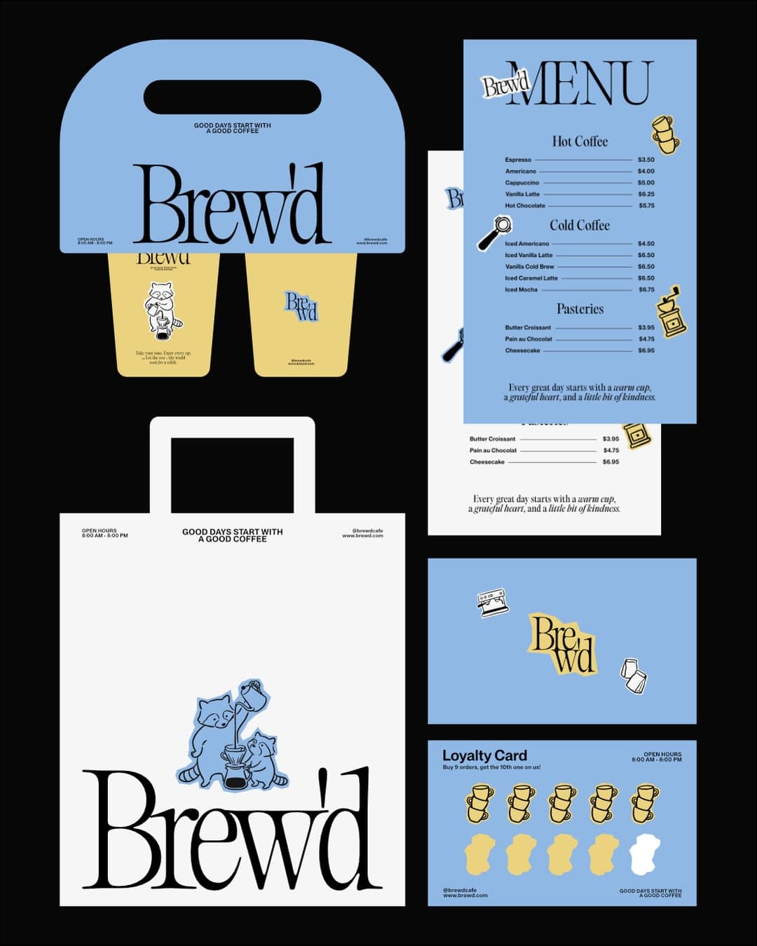 Brew'd – Food & Beverage identity by Faouzia.design, additional view 10 of 10