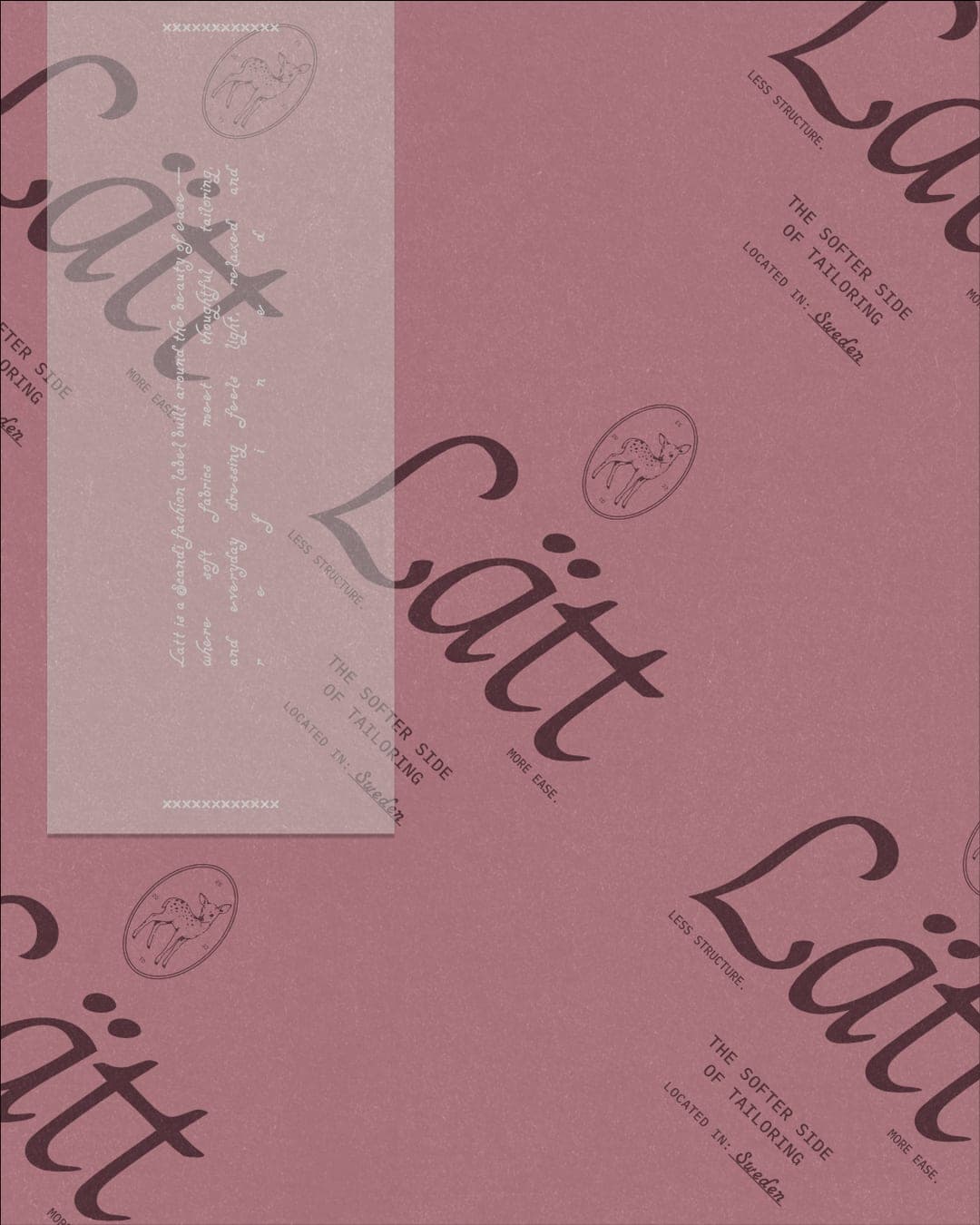 Lätt – Fashion & Apparel identity by Faouzia.design, additional view 9 of 10