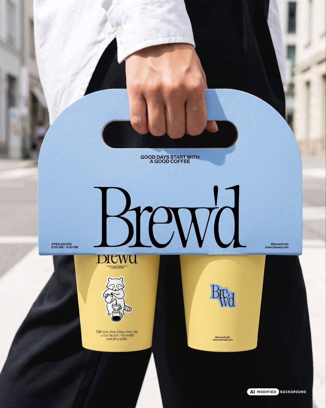 Brew'd – Food & Beverage identity by Faouzia.design, additional view 5 of 10, AI MODIFIED · background