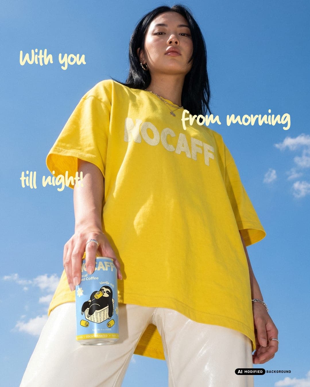 NOCAFF – Food & Beverage identity by Faouzia.design, additional view 4 of 10, AI MODIFIED · background