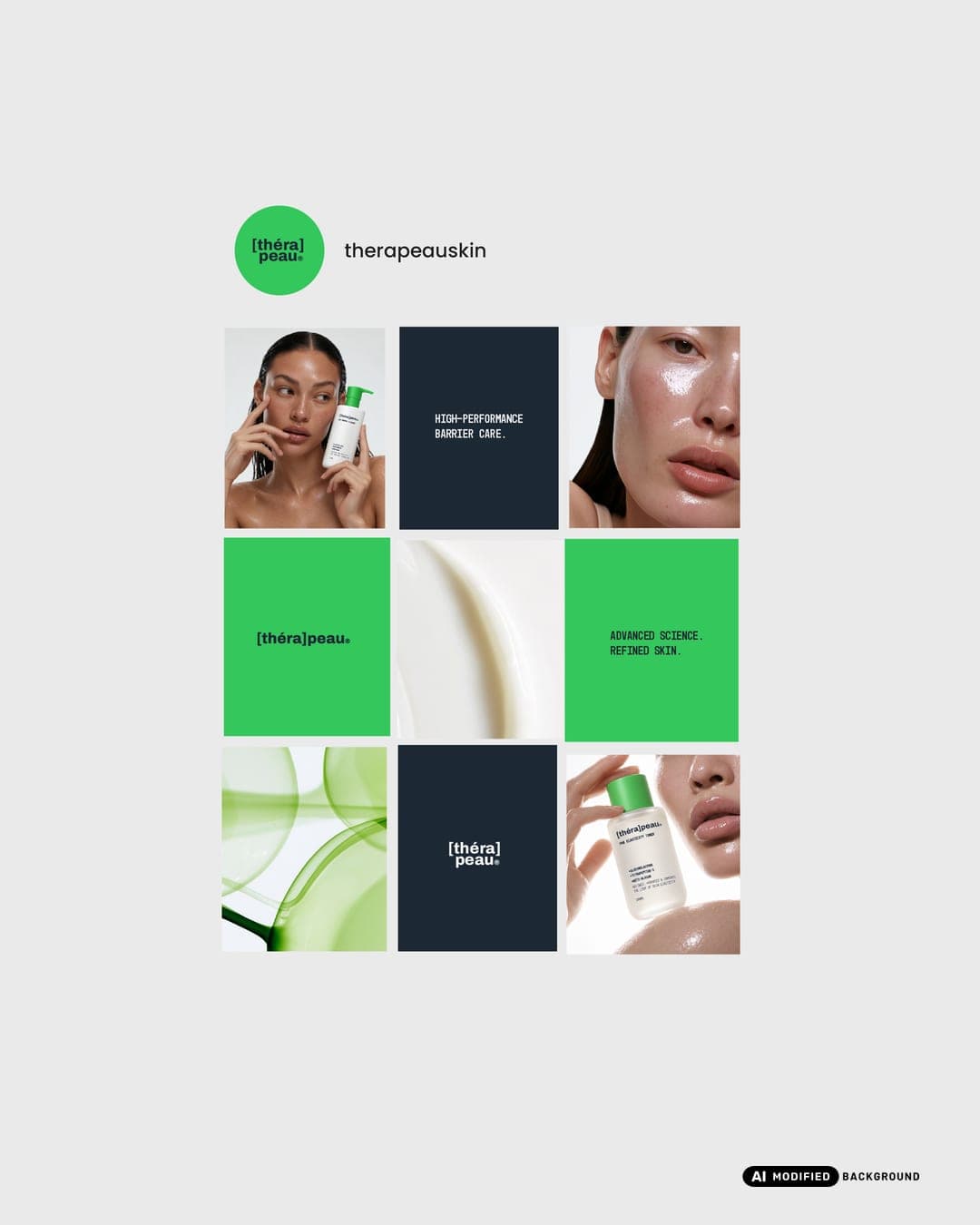 Therapeau – Beauty & Personal Care identity by nmi-creative, additional view 9 of 9, AI MODIFIED · background