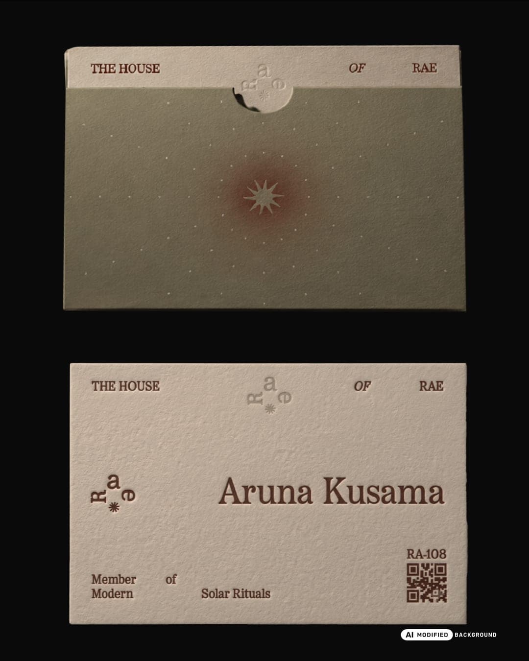 Rae – Beauty & Personal Care identity by Studio Moara, additional view 6 of 10, AI MODIFIED · background