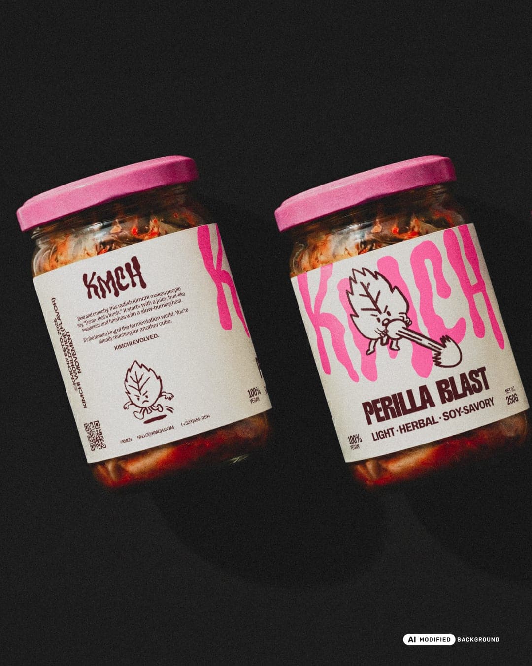 KMCH – Food & Beverage identity by Studio Moara, additional view 3 of 8, AI MODIFIED · background