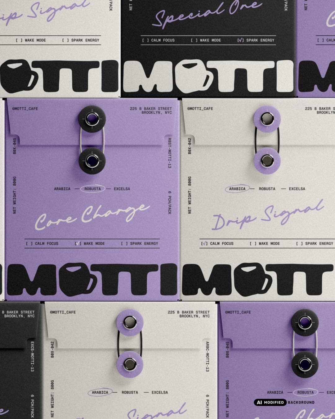 Motti – Food & Beverage identity by Studio Moara, additional view 8 of 8, AI MODIFIED · background