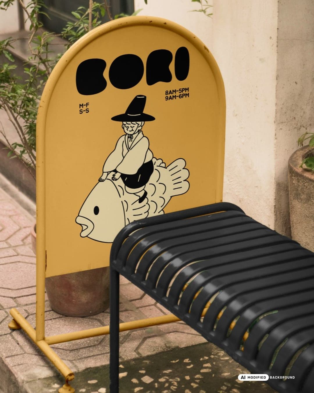 Bori – Food & Beverage identity by Studio Moara, additional view 2 of 8, AI MODIFIED · background