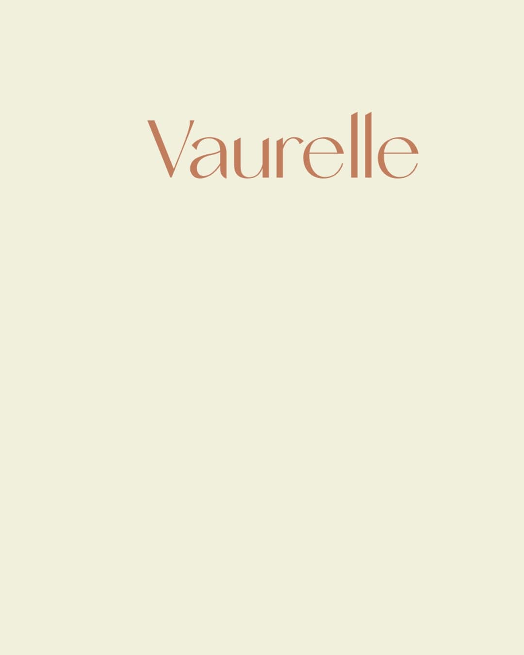 Vaurelle – Beauty & Personal Care identity by Areeba Faisal, additional view 2 of 9