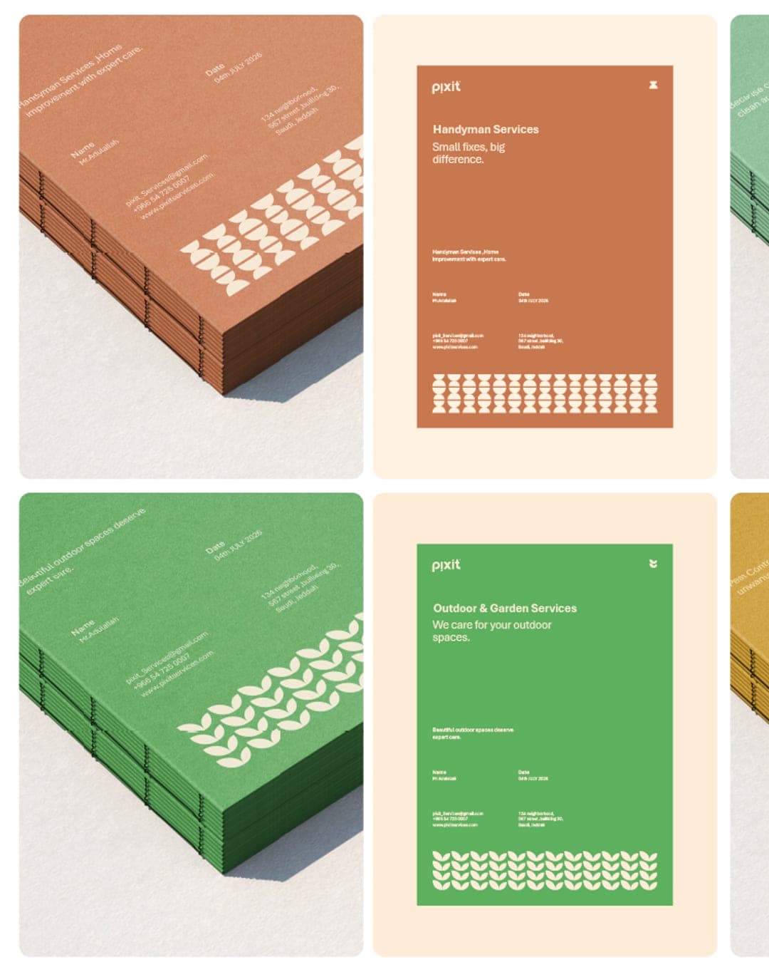 PIXIT | Branding – Home & Living identity by Ahmed Hussein, additional view 2 of 10
