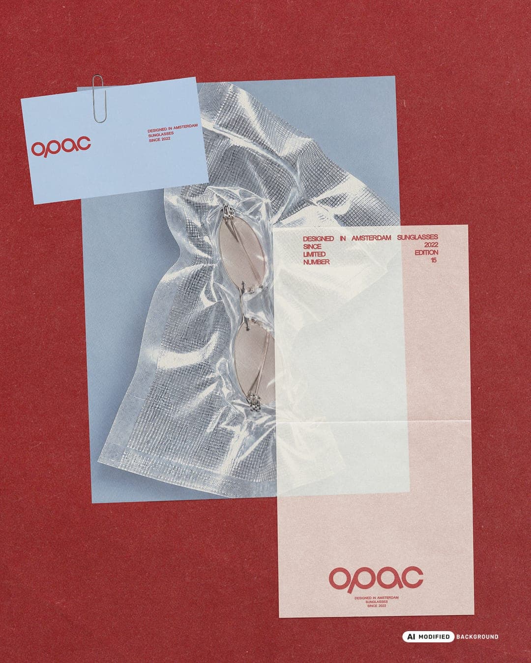 Opac – Fashion & Apparel identity by croire.bureau, additional view 2 of 7, AI MODIFIED · background