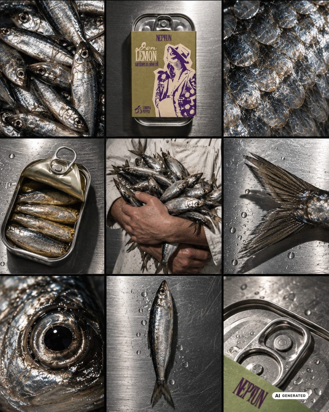 Neptun – Food & Beverage identity by draguciana, additional view 5 of 9, AI GENERATED