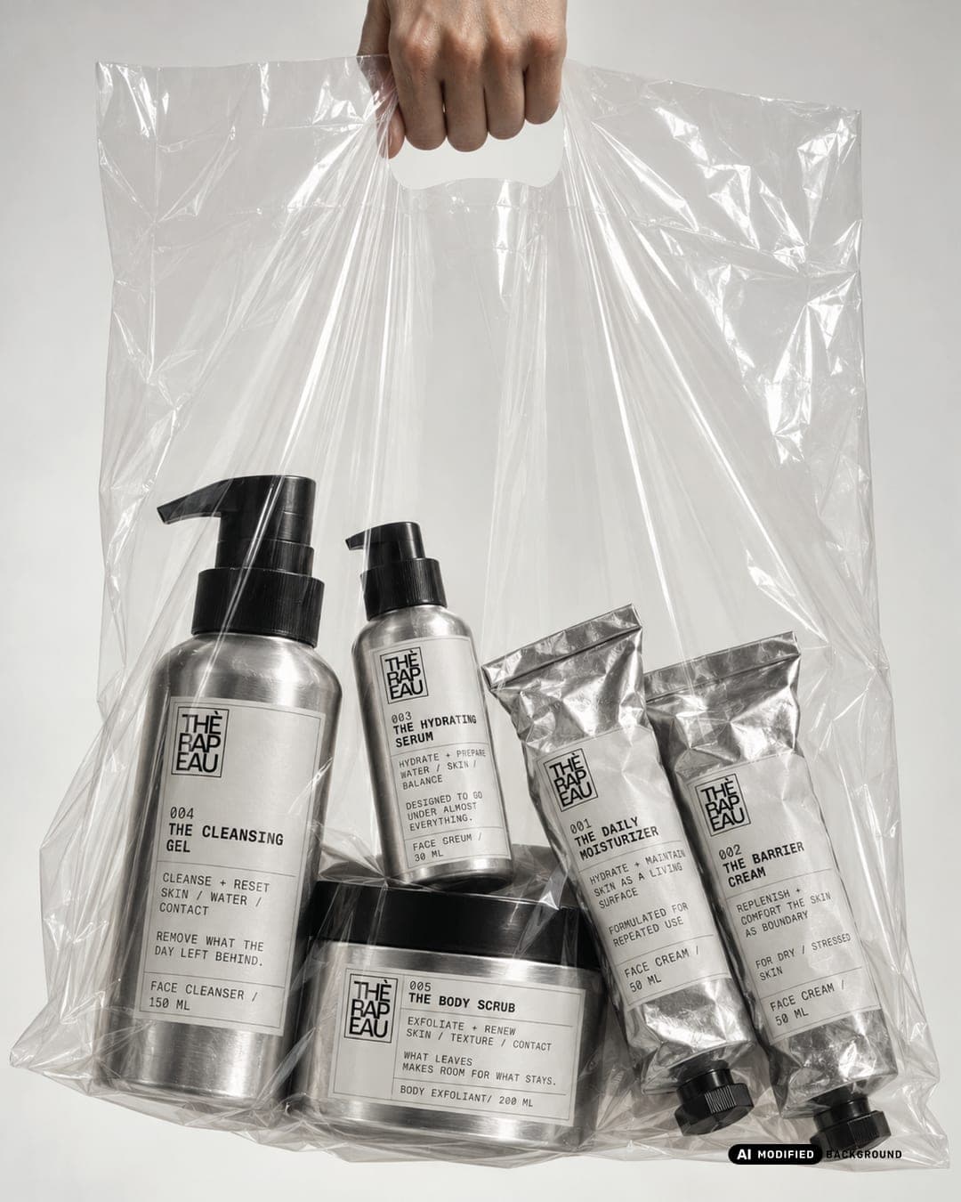 Thérapeau – Beauty & Personal Care identity by draguciana, additional view 5 of 9, AI MODIFIED · background