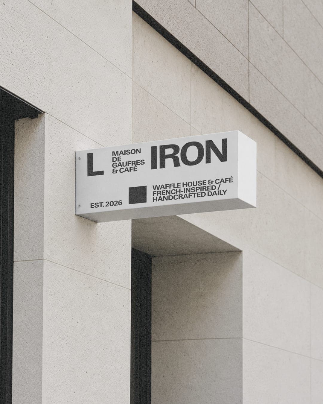L'IRON Waffle & Cafe – Food & Beverage identity by made.w.athaa, additional view 7 of 10