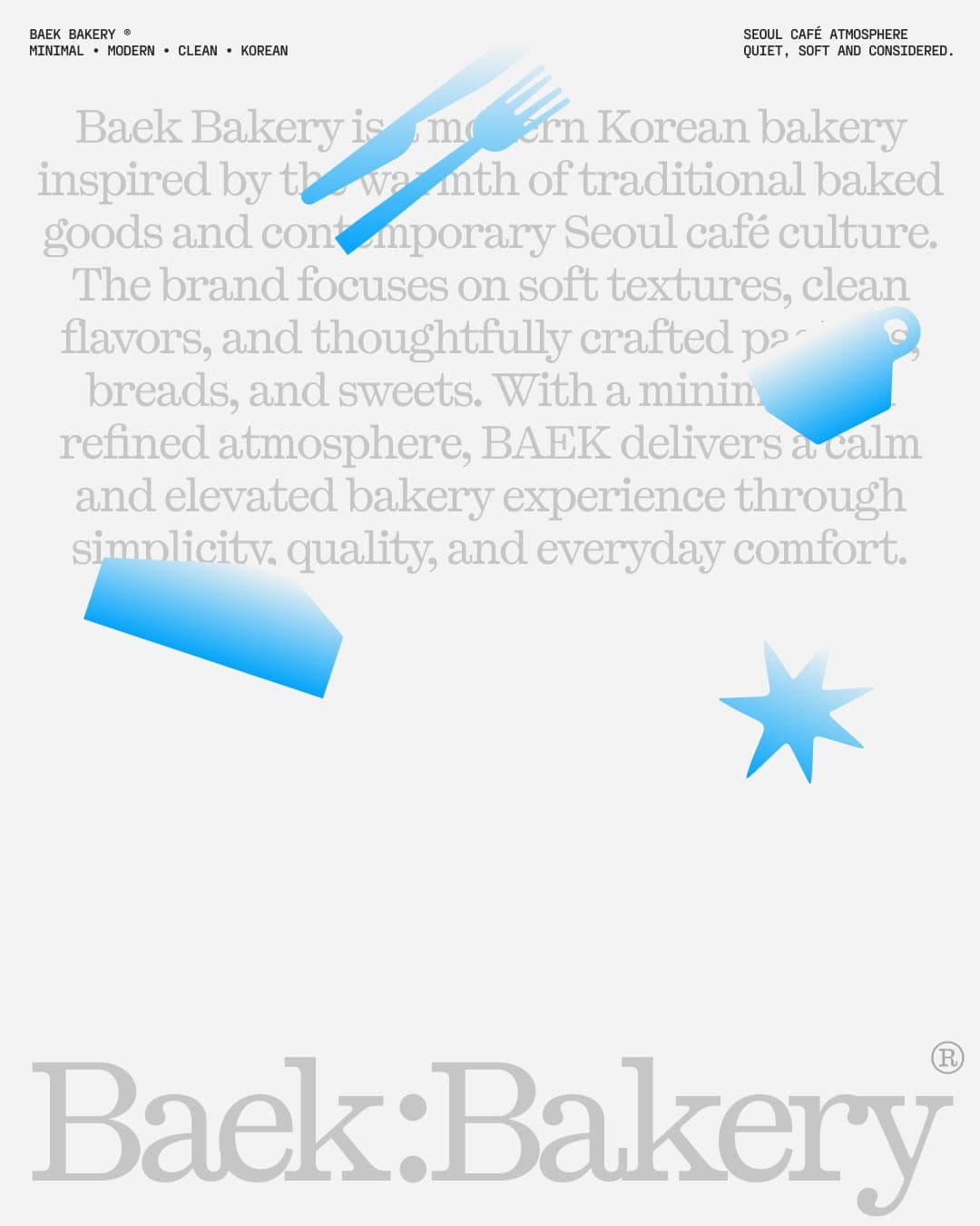 BAEK Bakery & Coffee – Food & Beverage identity by made.w.athaa, additional view 4 of 10