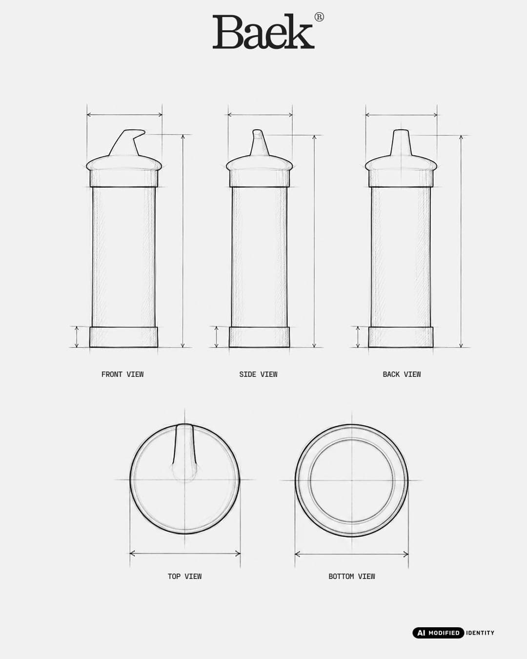 BAEK Bakery & Coffee – Food & Beverage identity by made.w.athaa, additional view 6 of 10, AI MODIFIED · identity